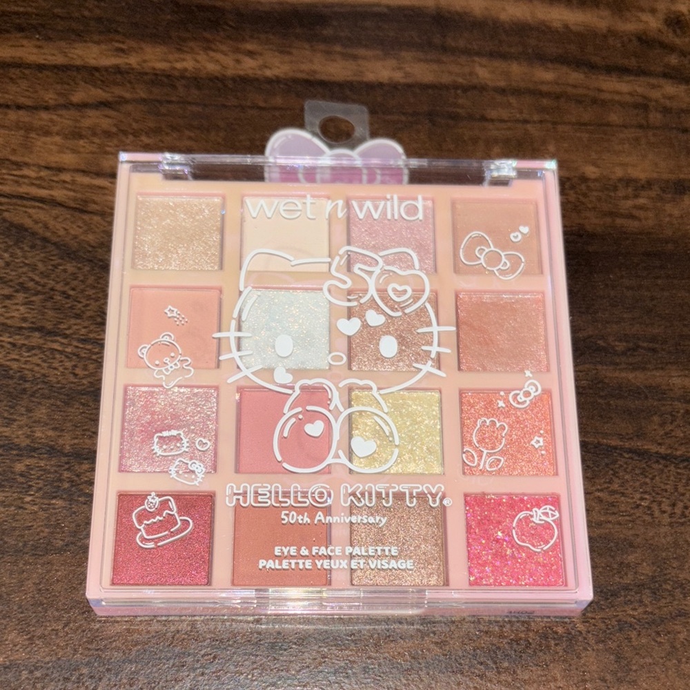 Hello Kitty Wet and Wild 50th Anniversary Eye & Face  Palette - Be Kind